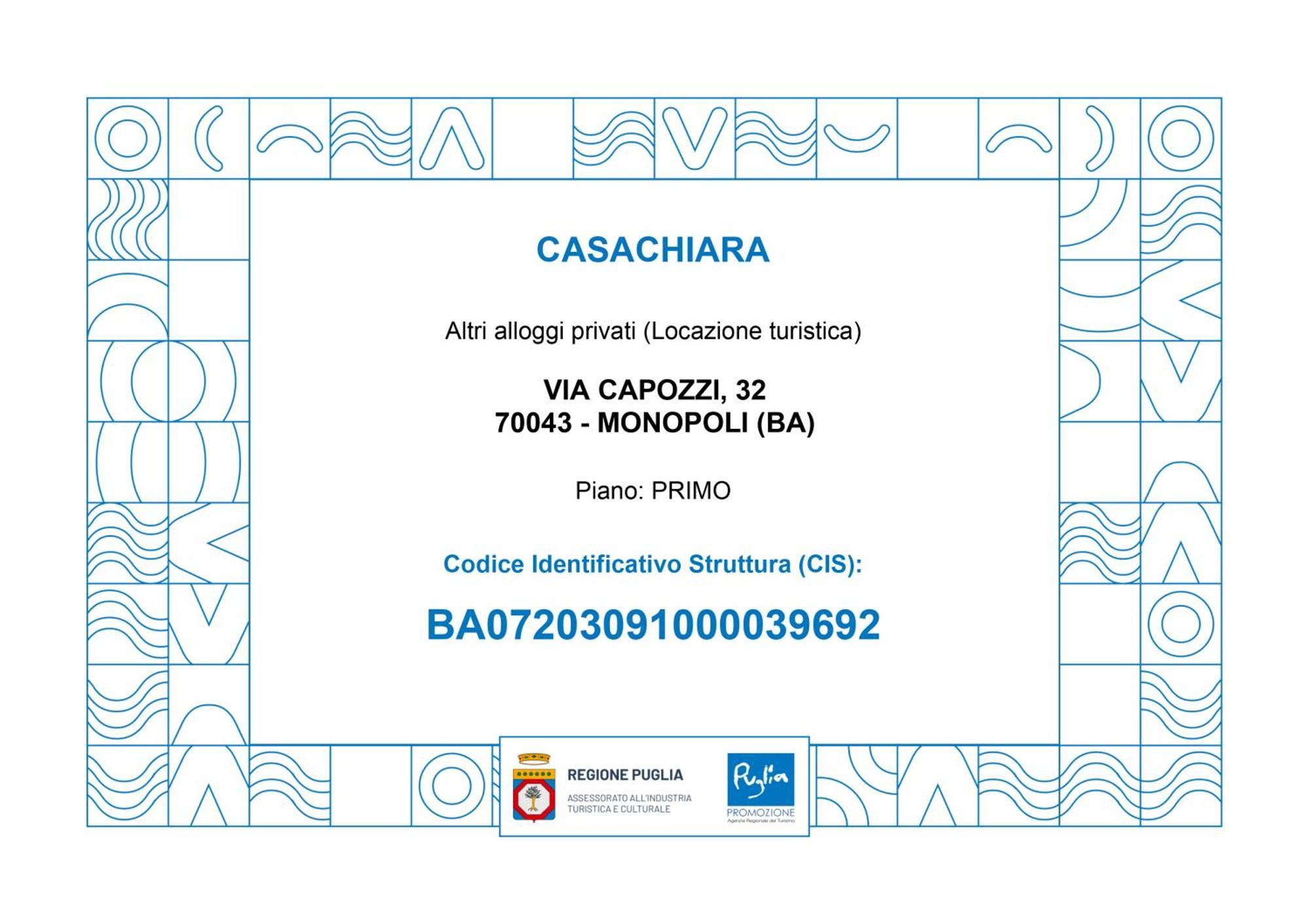 Casachiara Holidays Monopoli Dış mekan fotoğraf